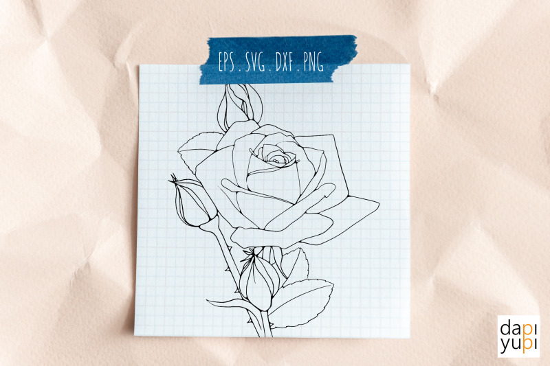 rose-flower-line-art-svg-graphic