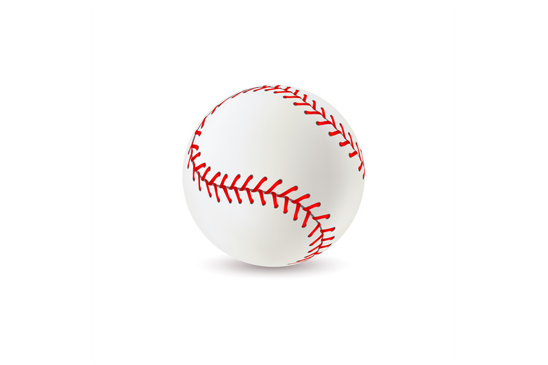 baseball-ball-realistic-sport-equipment-for-game-white-leather-with