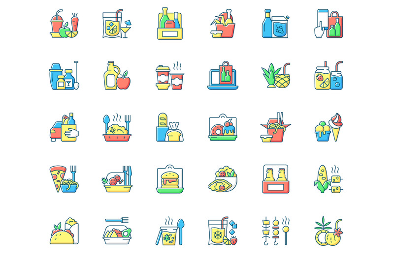 drinks-to-go-and-takeaway-food-rgb-color-icons-set-fresh-juice-alcoh