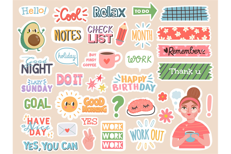 planner-stickers-cartoon-characters-and-motivation-notes-for-diary-t