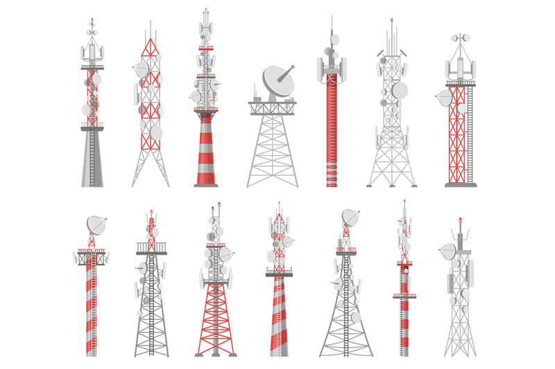 wireless-towers-telecommunication-network-tower-mobile-and-radio-air
