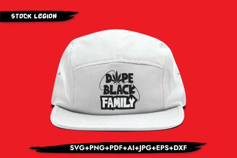 dope-black-family-weed-svg