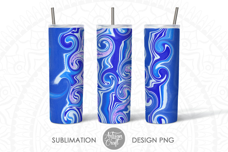 blue-swirl-marble-20-oz-tumbler-sublimation