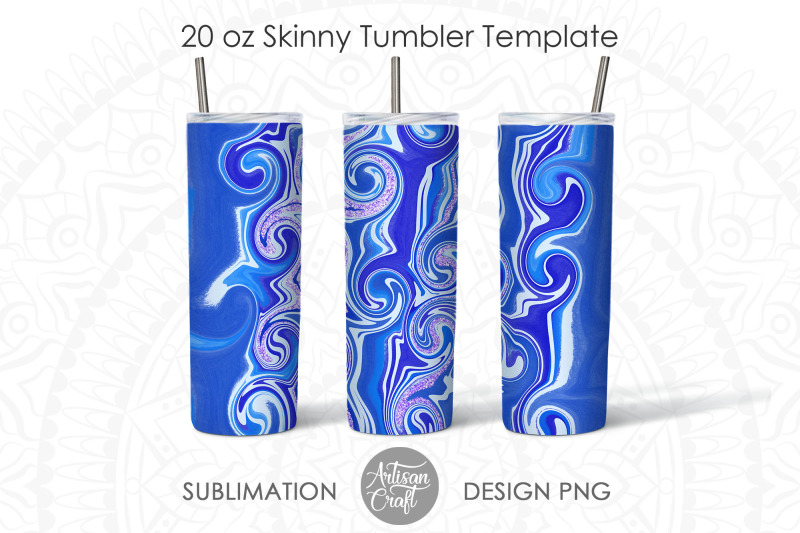 blue-swirl-marble-20-oz-tumbler-sublimation