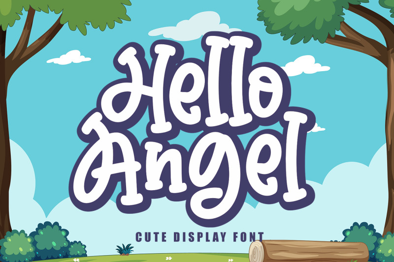 hello-angel-school-kids-font
