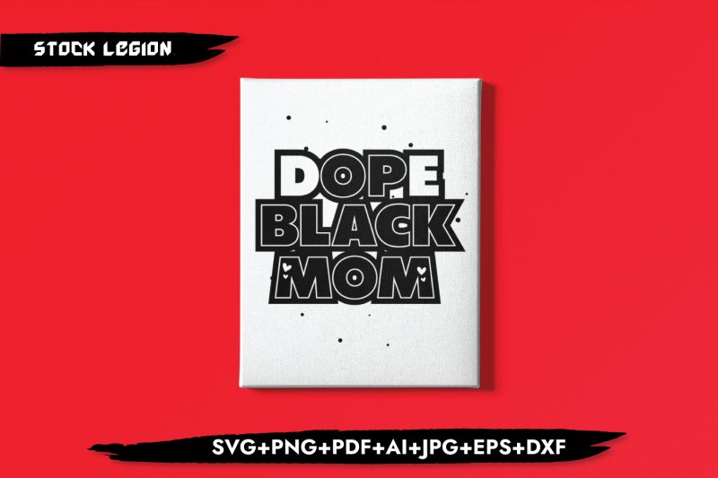 dope-black-mom-bold-svg