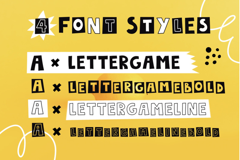 lettergame-kids-font-family