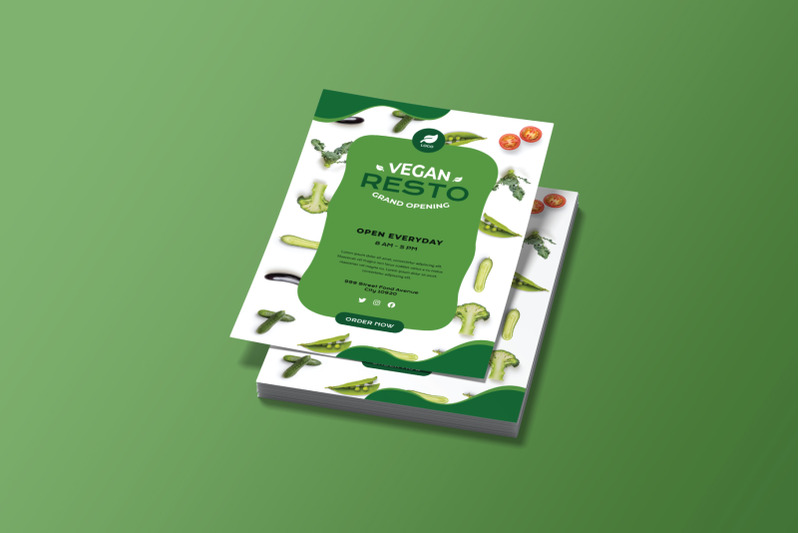 vegan-restaurant-brochure-template