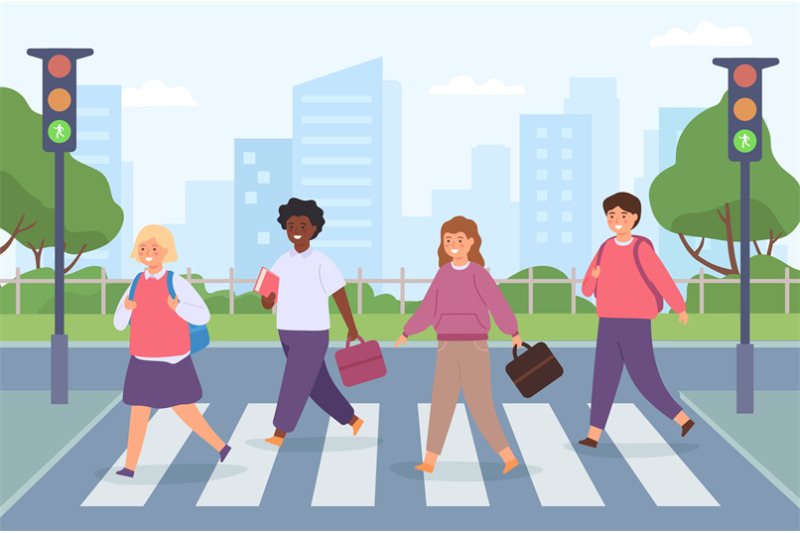 kids-crossing-road-group-of-student-on-street-crosswalk-with-traffic