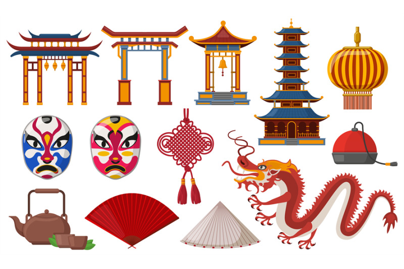 chinese-traditional-elements-asian-culture-traditional-symbols-pagod