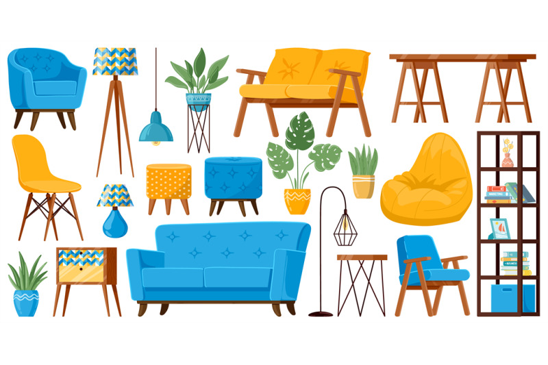 living-room-furniture-cartoon-cozy-home-furniture-items-sofa-armcha