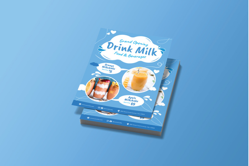 milkshake-brochure-template