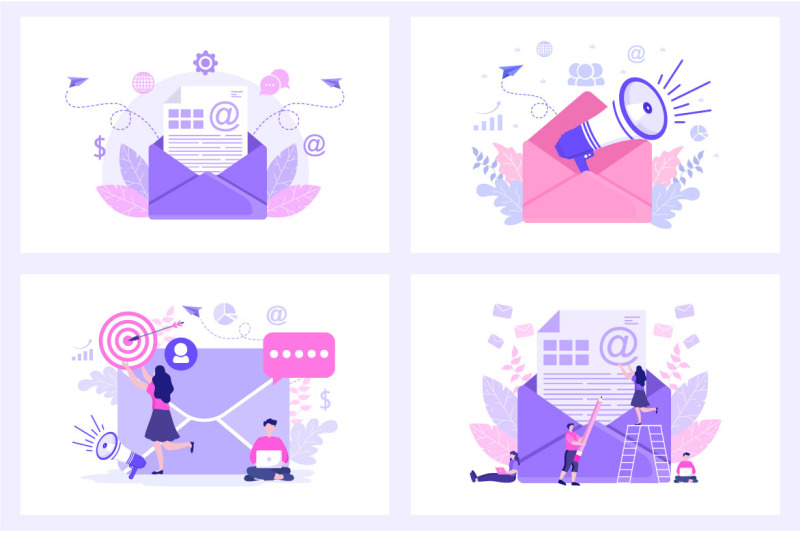 20-email-marketing-vector-illustration