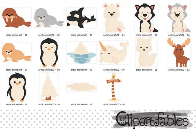 cute-arctic-animals-clipart-north-pole-and-sea