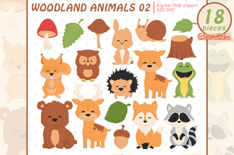 woodland-animals-clipart-cute-forest-animals