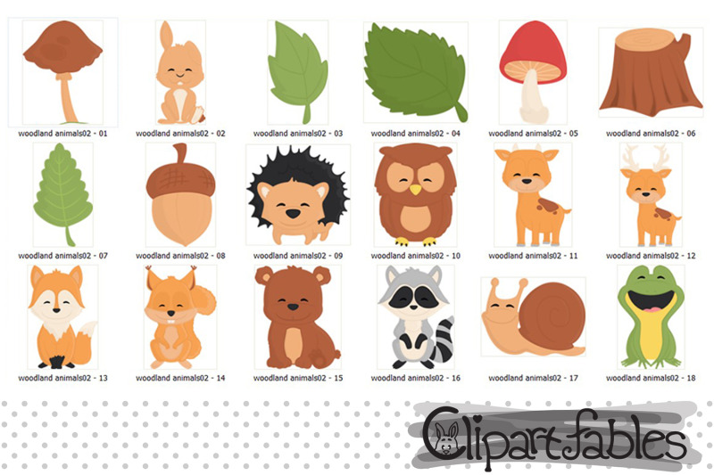 woodland-animals-clipart-cute-forest-animals