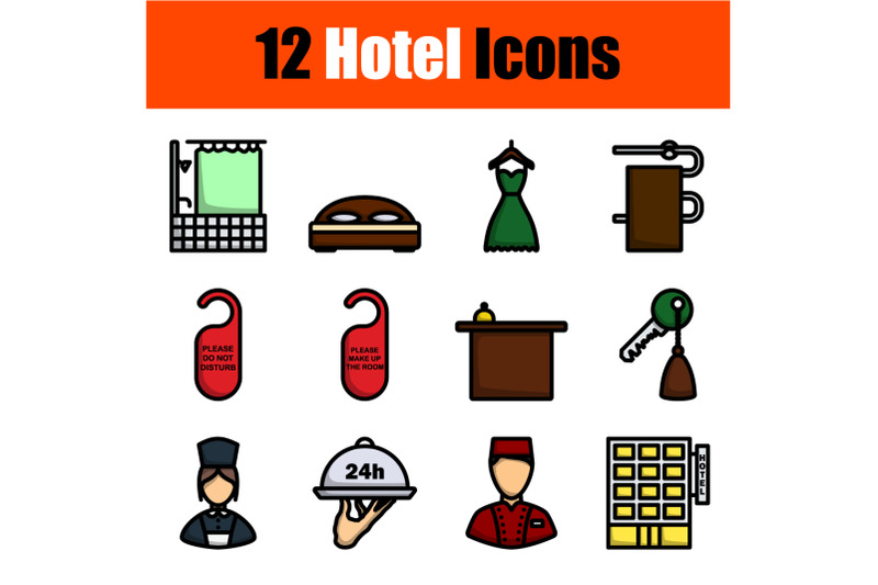 hotel-icon-set