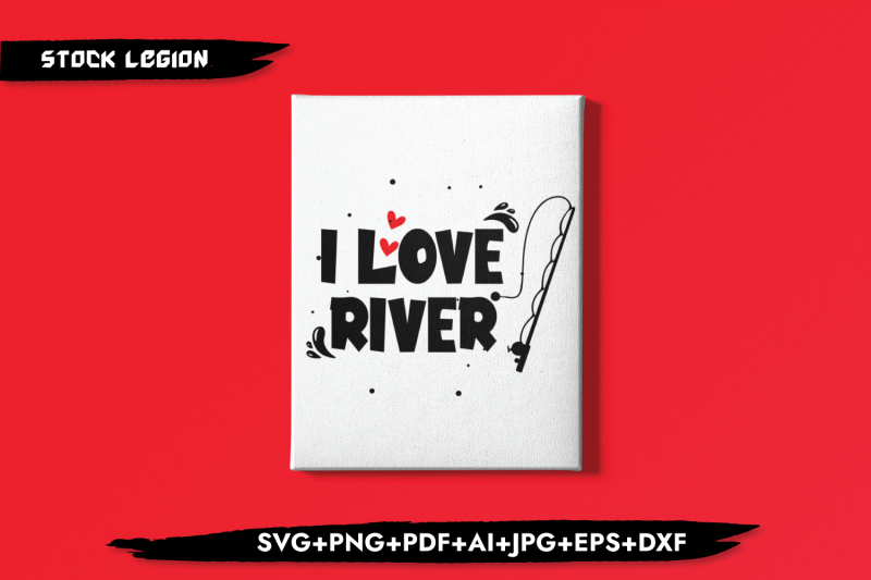 i-love-river-svg