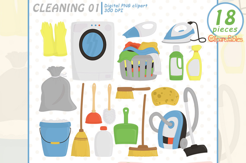 cleaning-clipart-instant-download-digital-spring-cleaning-clip-art