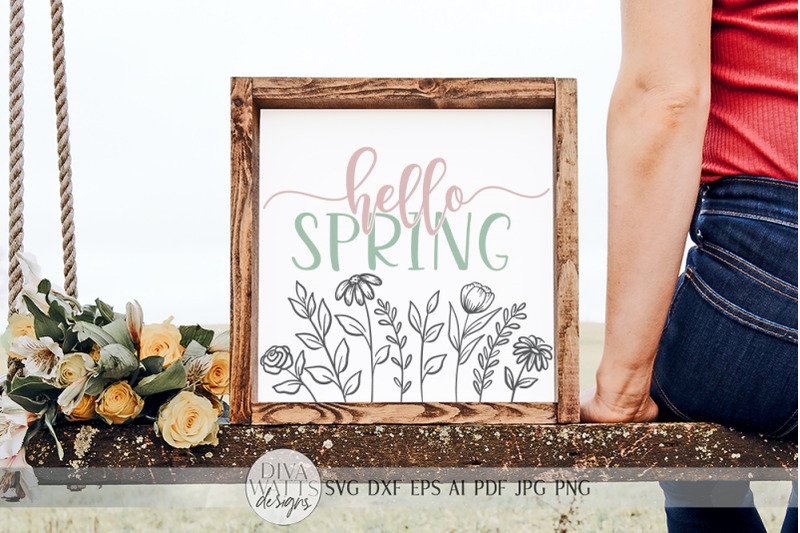 hello-spring-with-flowers-svg-farmhouse-sign-dxf-and-more