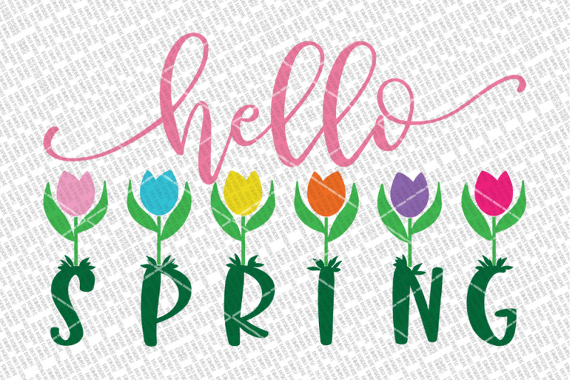 hello-spring-buffalo-plaid-tulips-svg-solid-version-included-farmh