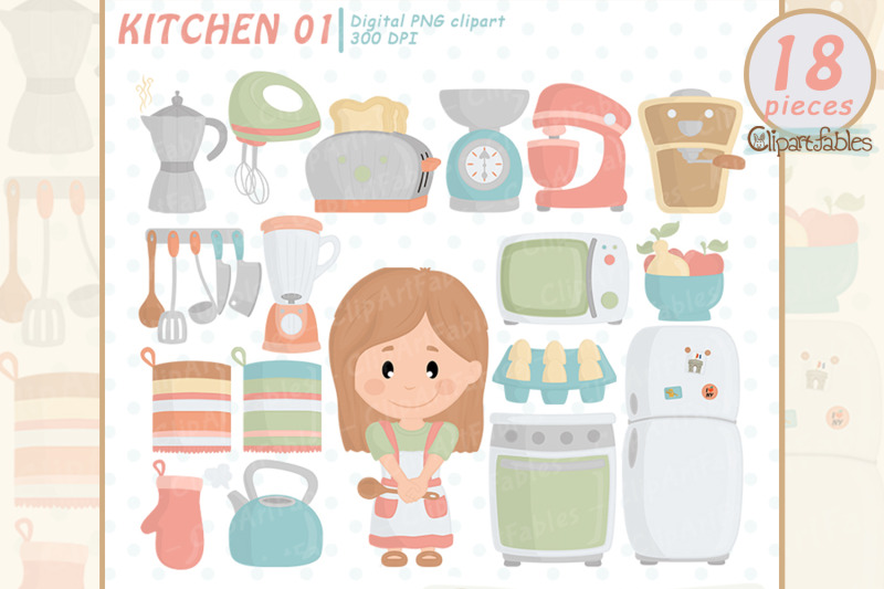 cute-housewife-kitchen-clipart-bakering