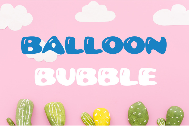 balloon-bubble-font