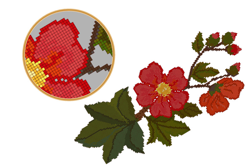 country-rose-stylized-cross-stitch