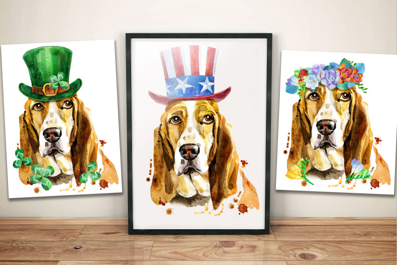 portraits-of-basset-hound