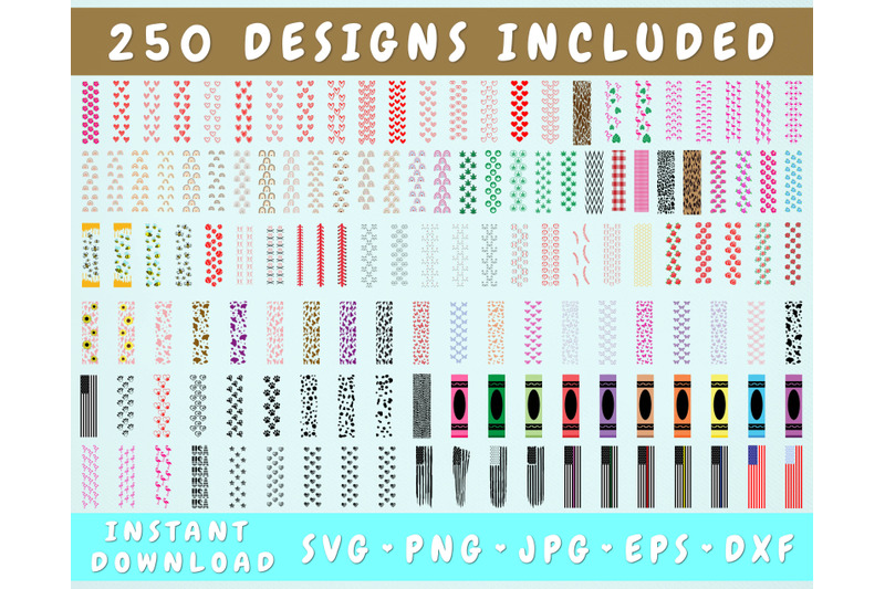 250-glitter-pen-wrap-svg-bundle-epoxy-pen-wraps
