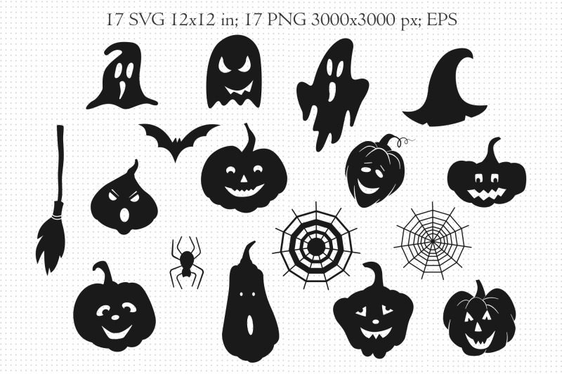 happy-halloween-spooky-and-funny-pumpkins-svg-cliparts