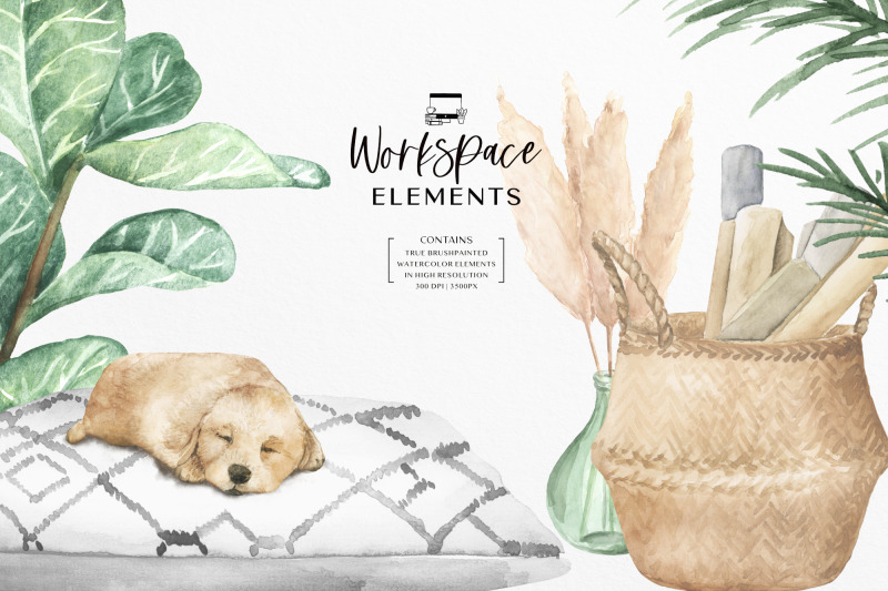 watercolor-workspace-elements