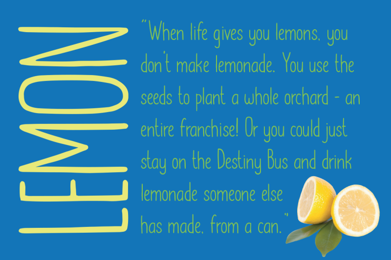 lemon-grapes