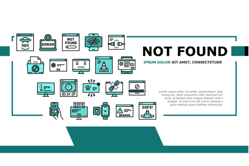 not-found-web-page-landing-header-vector