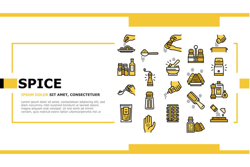 spice-condiment-herb-landing-header-vector