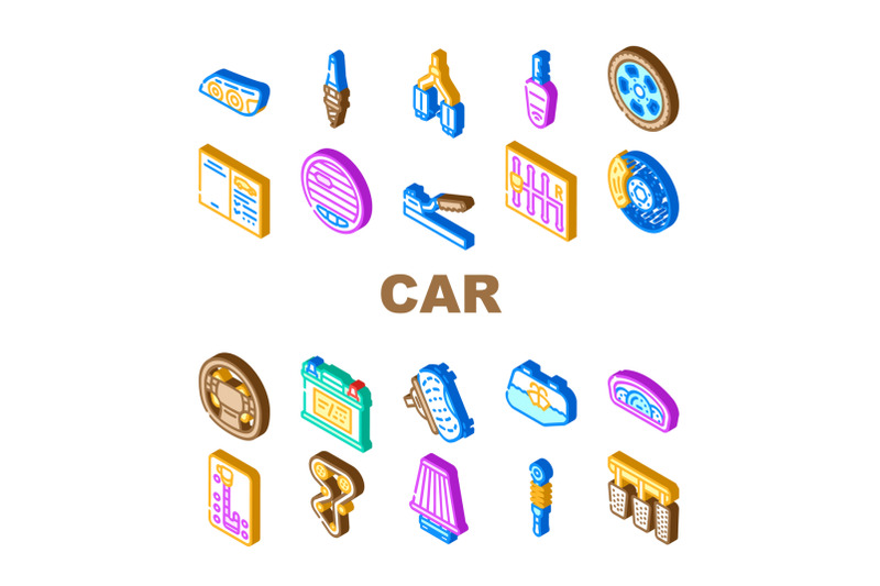 car-vehicle-details-collection-icons-set-vector