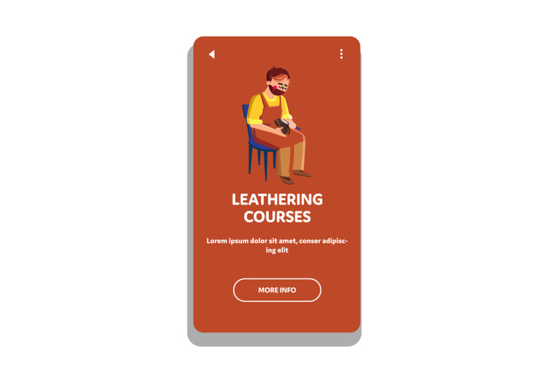 leathering-courses-lesson-visit-young-man-vector