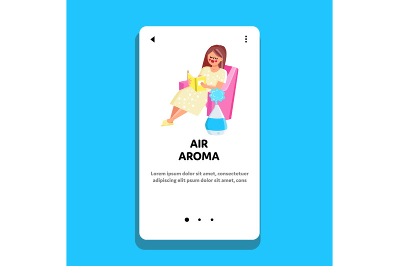 air-aroma-home-purifier-appliance-in-room-vector