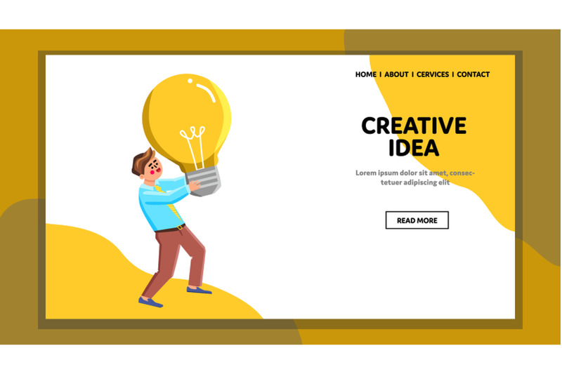 creative-idea-searching-and-finding-man-vector