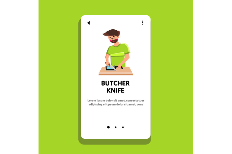 butcher-knife-using-man-for-cutting-meat-vector