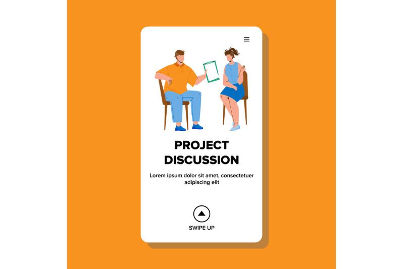 project-discussion-business-occupation-vector