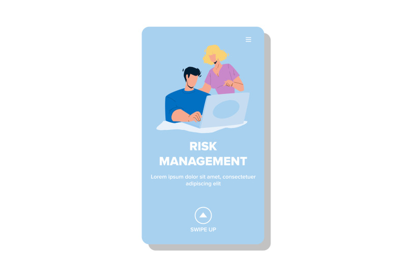 risk-management-business-occupation-team-vector