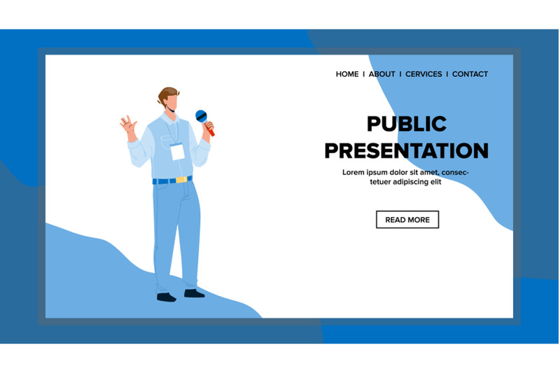 public-presentation-talk-man-for-audience-vector