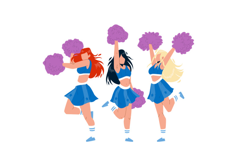 cheerleaders-girls-dancing-with-pompoms-vector