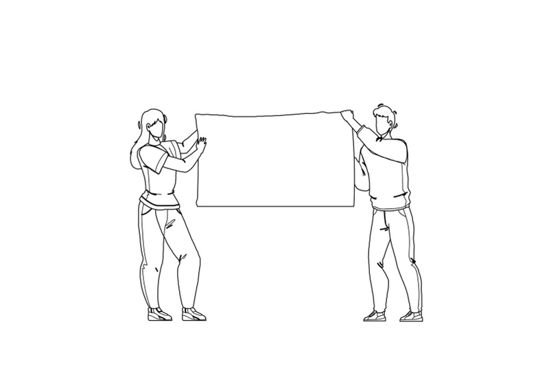 demonstration-blank-canvas-hold-protesters-flat-vector