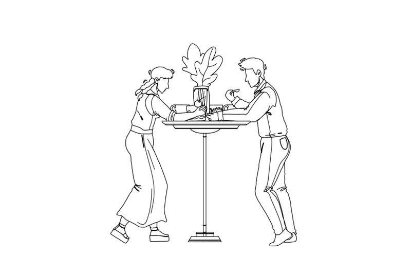 dessert-eating-man-and-woman-at-cafe-table-vector