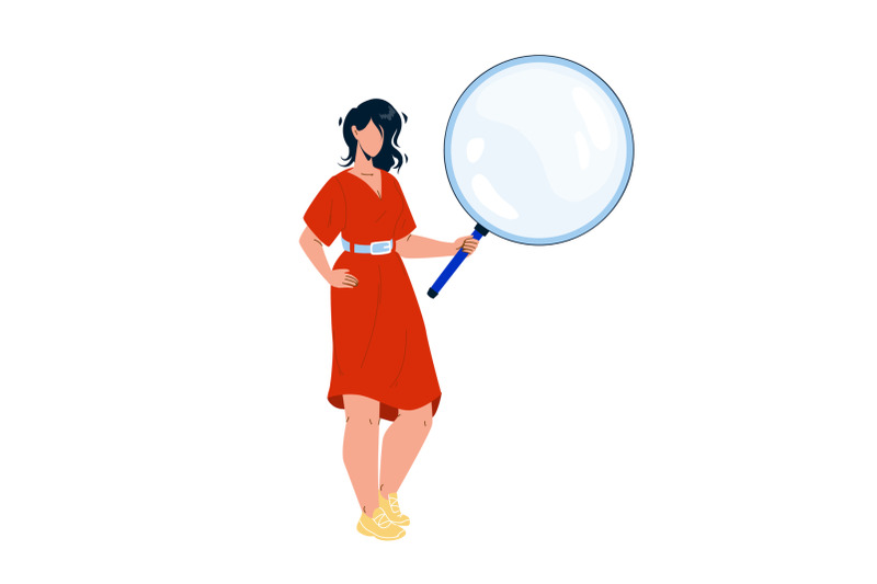 girl-looking-through-magnifying-glass-tool-vector