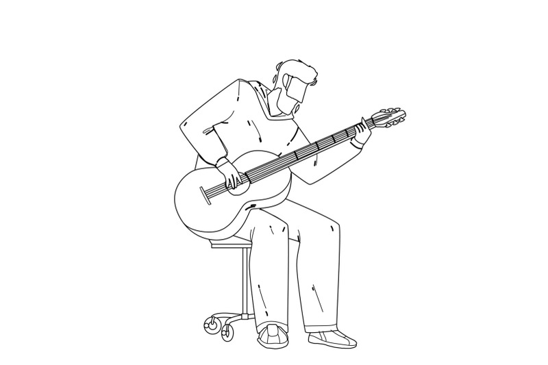 playing-guitar-musician-instrument-boy-vector-illustration