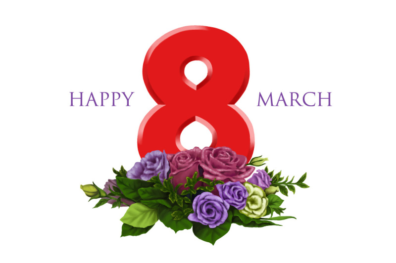happy-8-march-hand-painting-vector
