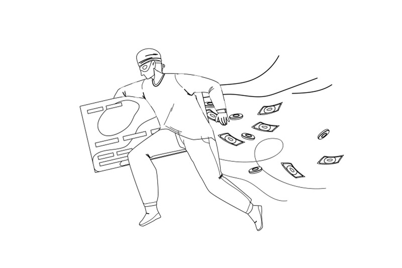 thief-man-stealing-money-from-credit-card-vector